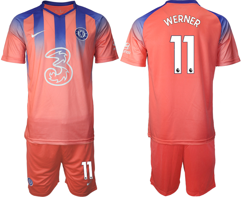 2021 Men Chelsea FC away #11 soccer jerseys->chelsea jersey->Soccer Club Jersey